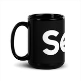 Black Glossy Mug